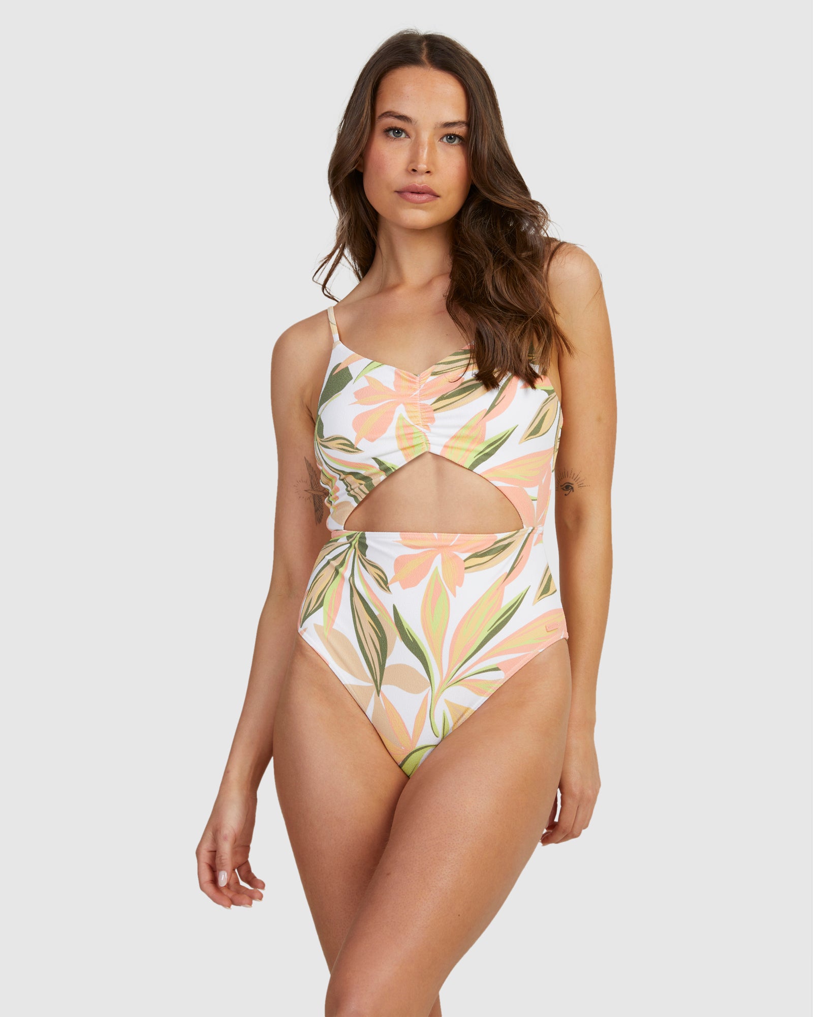 Womens Subtly Salty Fashion One Piece Swimsuit