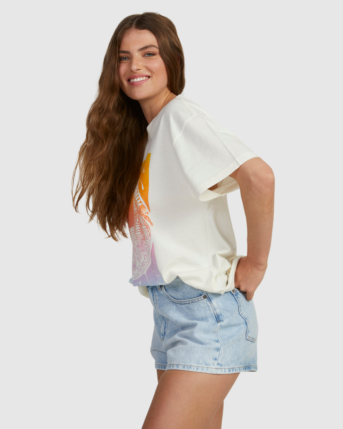 Womens Sunrise Tropics T-Shirt