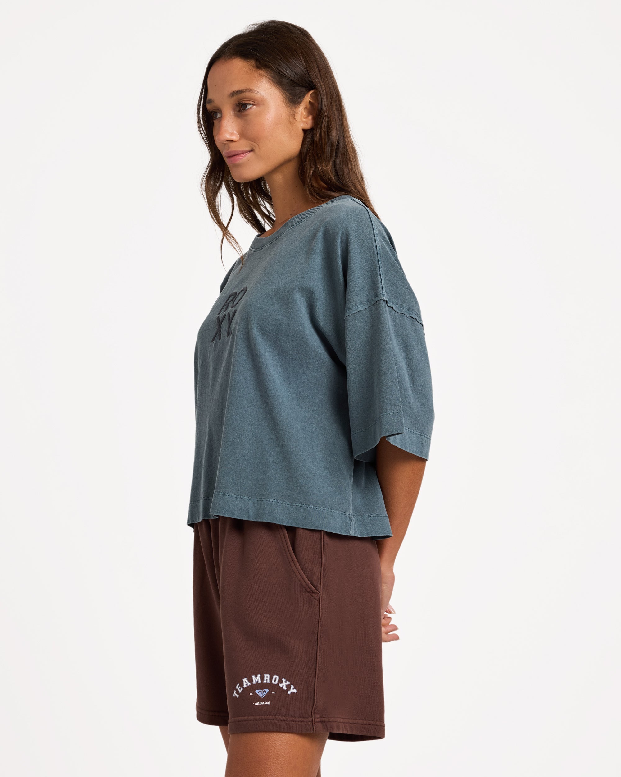 Womens All Day Elastic Waist Shorts