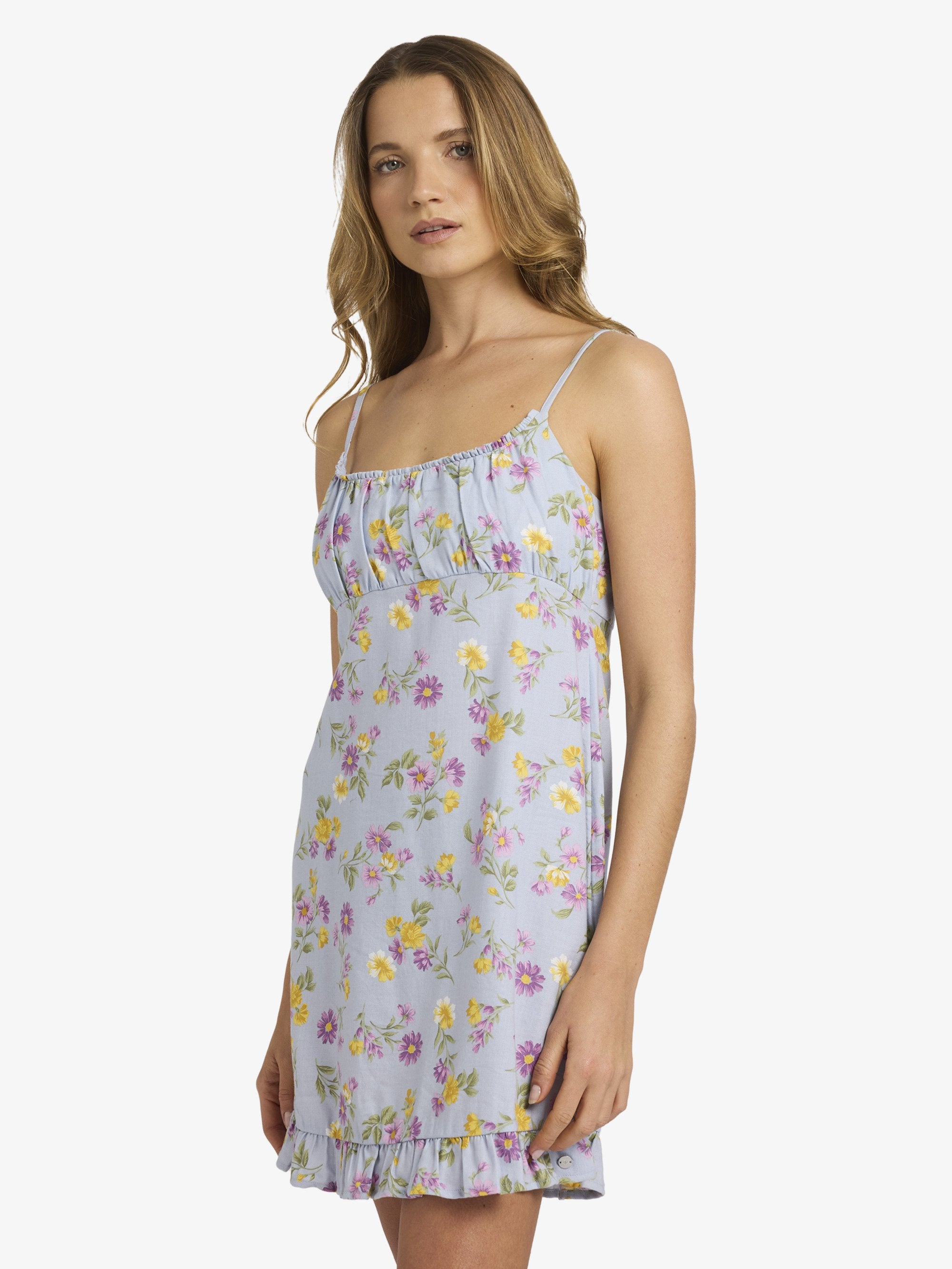 Womens Wild Flower Mini Dress
