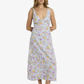 Womens Wild Flower Midi Dress