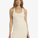 Womens Base Rib Mini Dress
