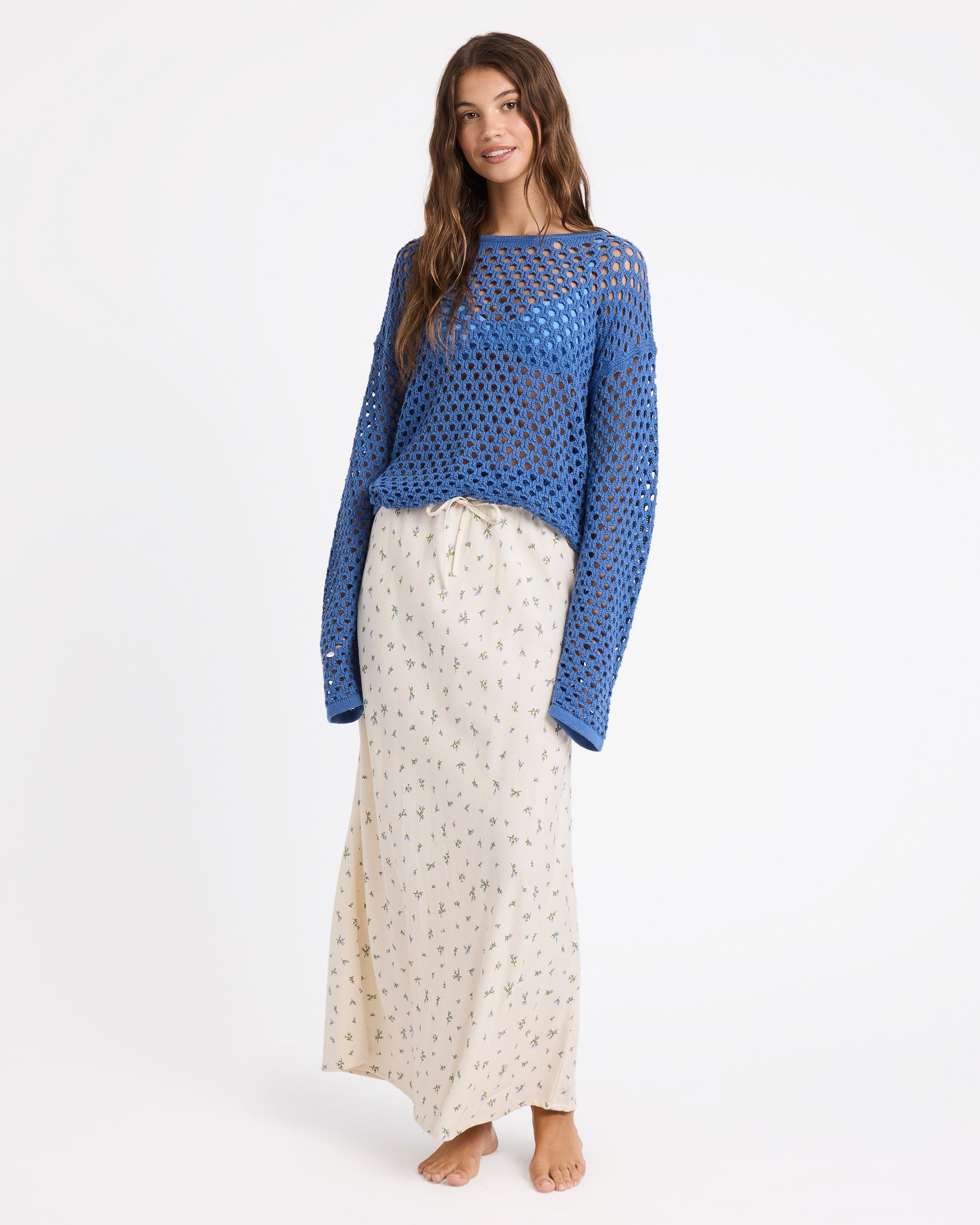 Womens In Bloom Maxi Skirt