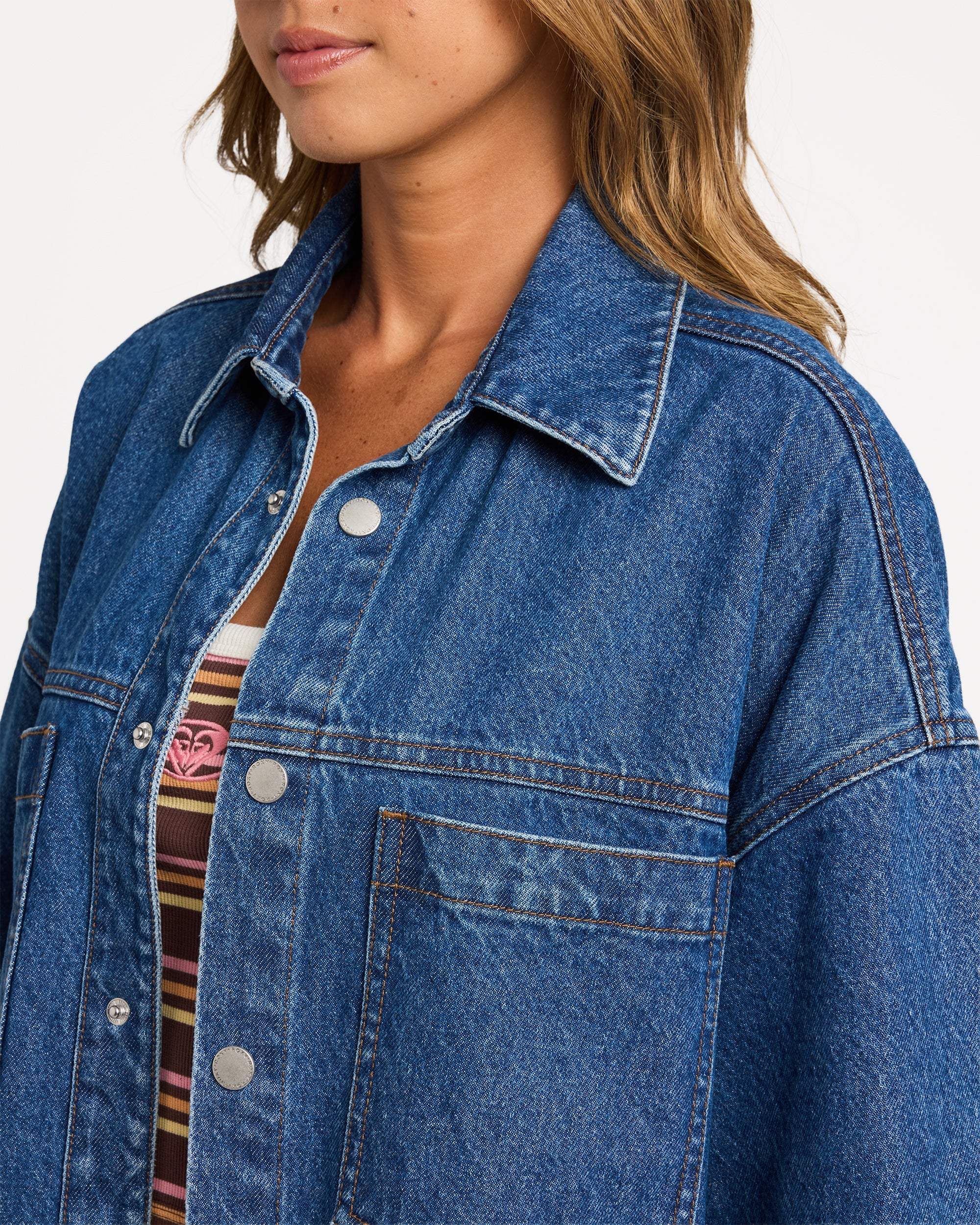 Womens Back Slider Denim Jacket