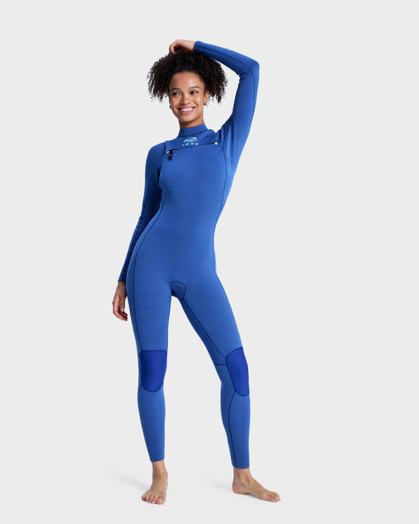 Womens 3/2mm Elite Extra Stretch Chest Zip Wetsuit