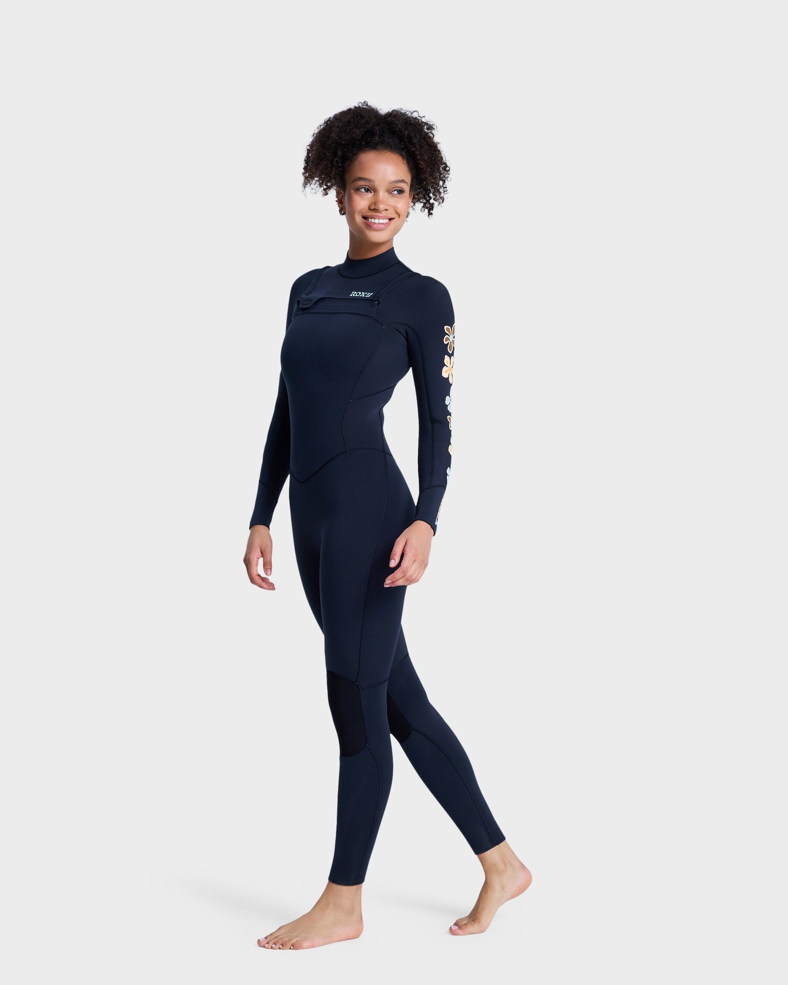 Womens 3/2mm Swell Natural Chest Zip Wetsuit