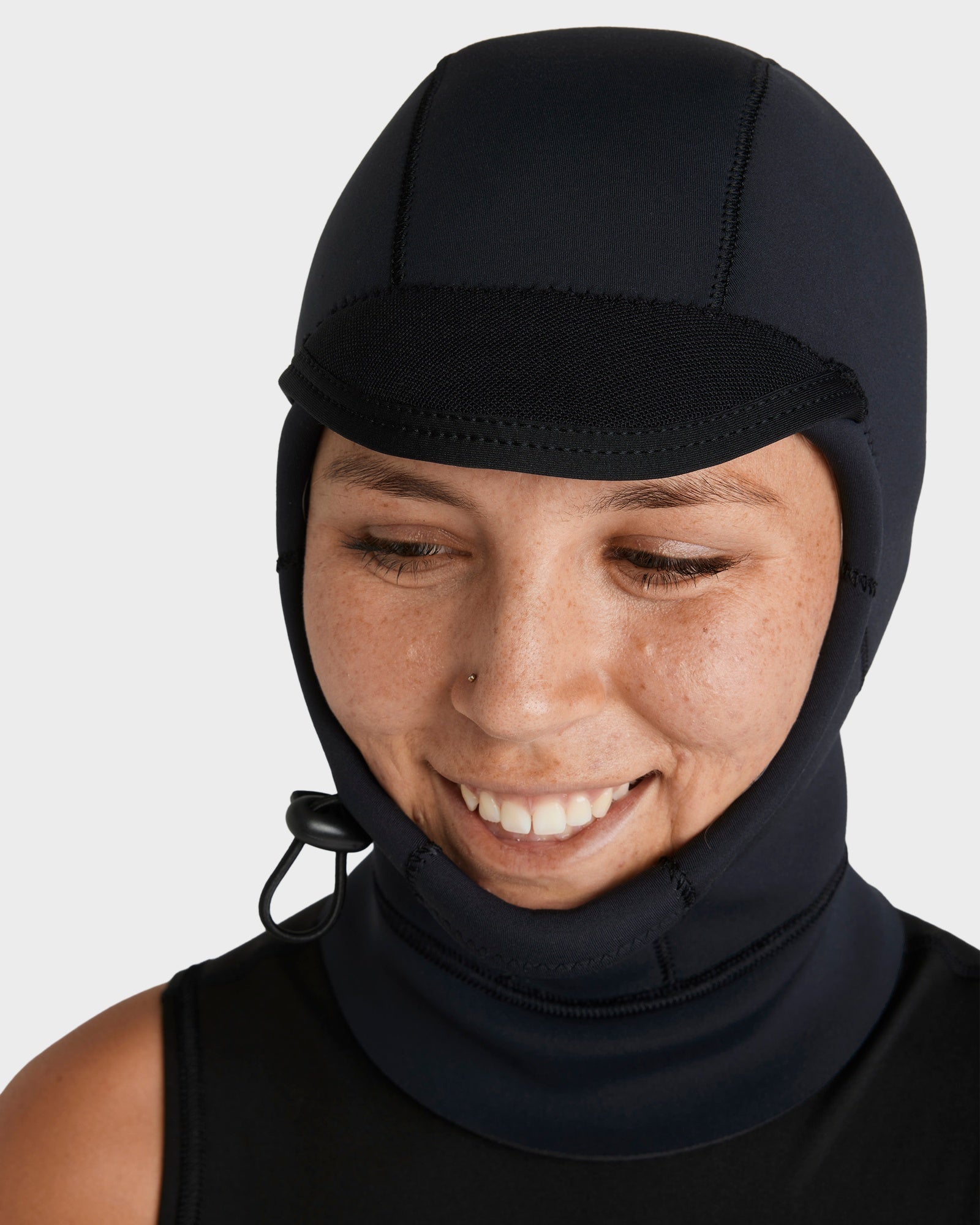 Womens 2mm Swell Natural Hooded Vest Wetsuit
