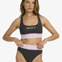 Womens Roxy Active C Block Bikini Top