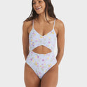 Womens Wildflower One Piece Swimsuit