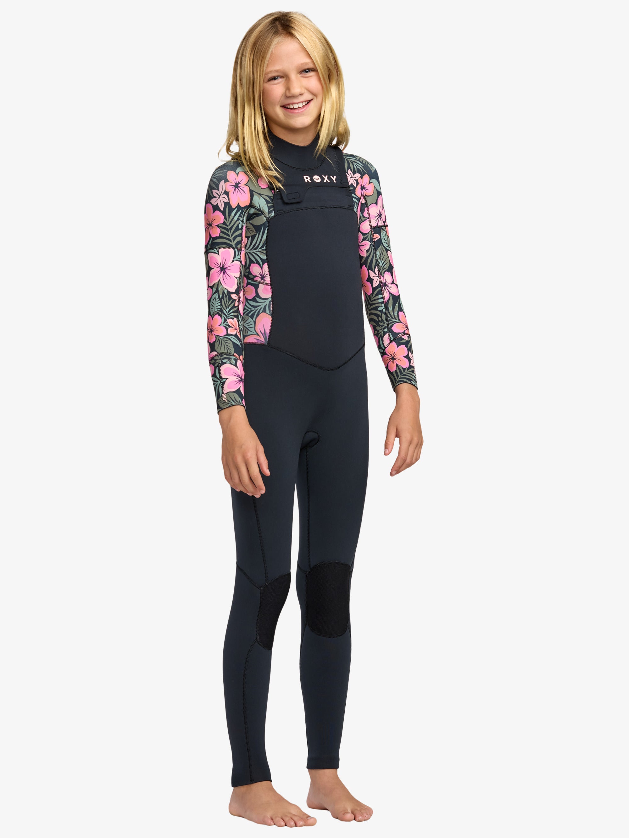 Girls 2-16 3/2mm Swell Natural Backzip Wetsuit