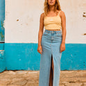 Womens Sun Winds Denim Skirts