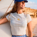 Womens Pointelle Baby T-Shirt
