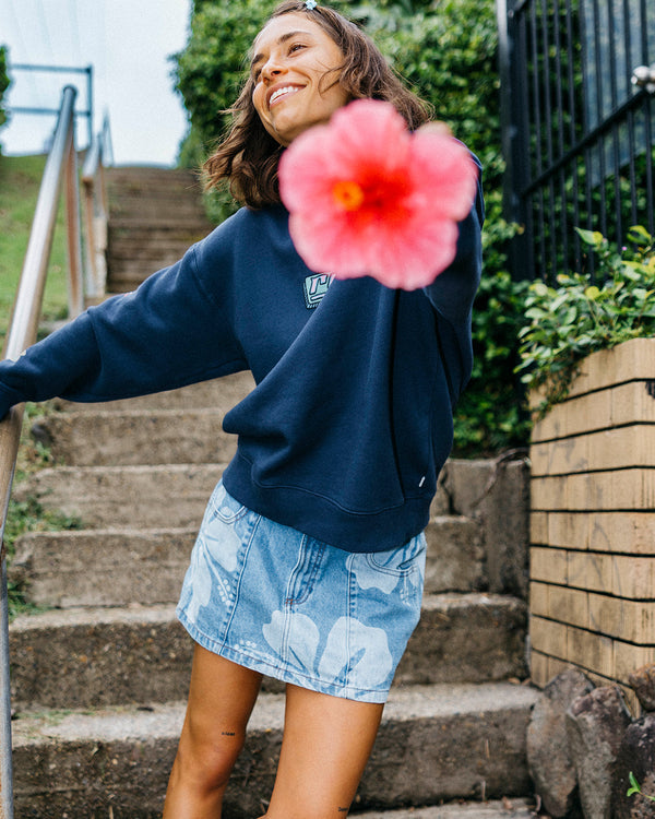 Womens Stunning Spirit Denim Mini Skirt