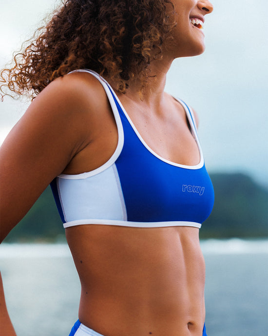 Womens Active Panel Bralette Bikini Top