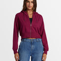 Womens Shorebreak Zip Hoodie Sweatshirt