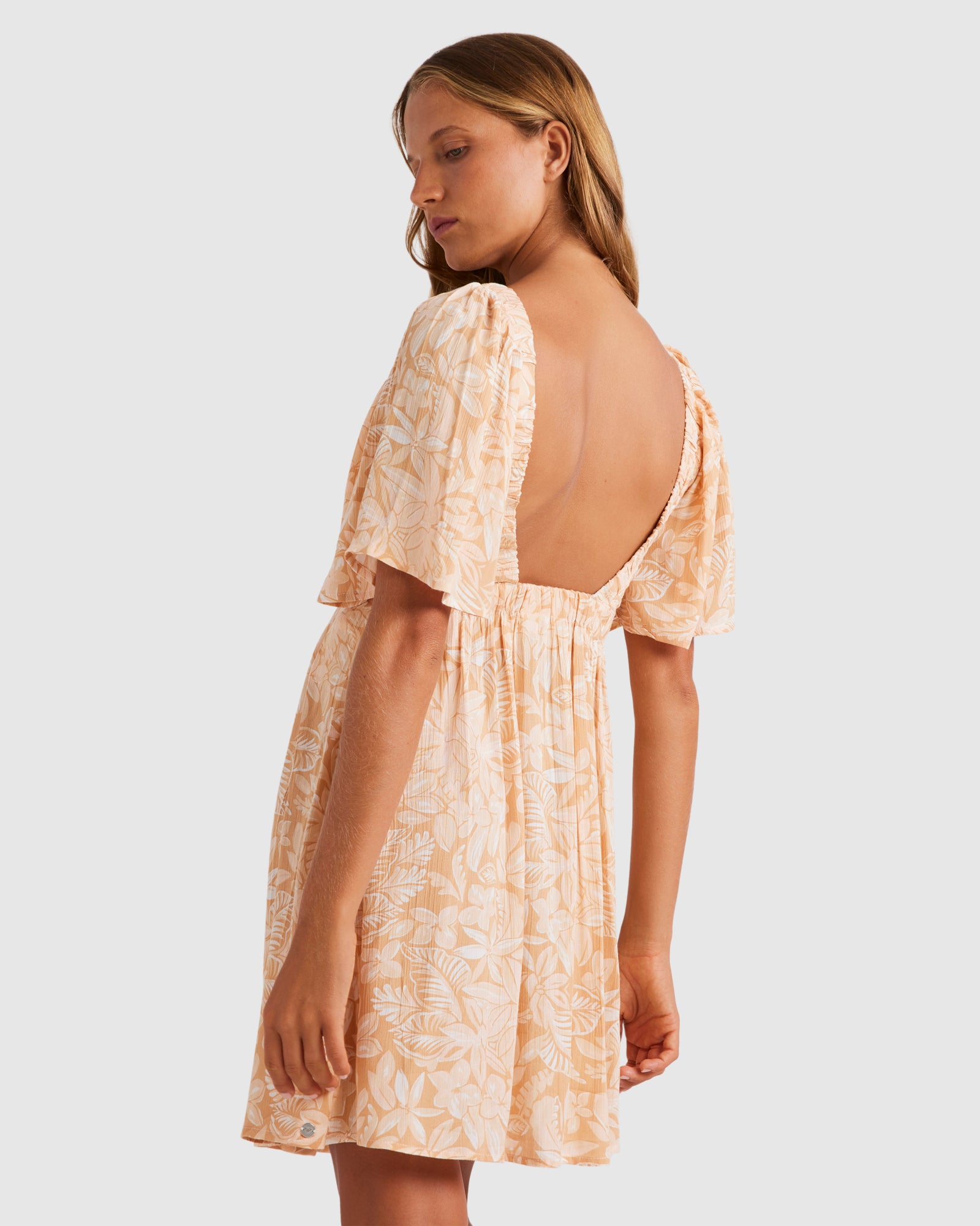 Womens Golden Dawn Mini Dress