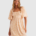 Womens Golden Dawn Mini Dress