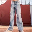 Girls 8-16 Milla Wide Mid Leg RG Denim Jeans