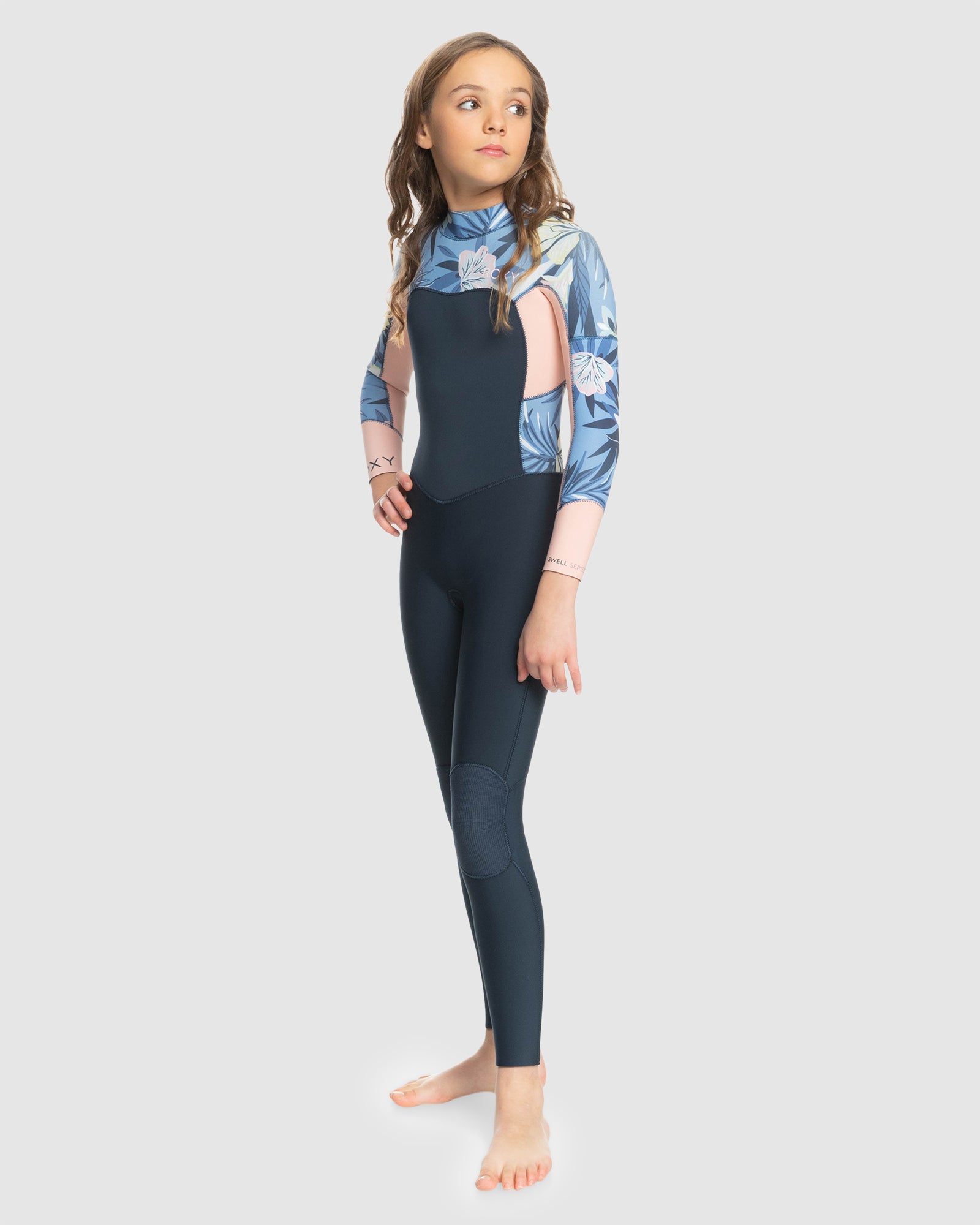 Girls 8-16 4/3Mmswell Series Back Zip Wetsuit