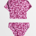 Girls 8-16 Slice Of Paradise Short Sleeve Two-Piece Rash Vest Set