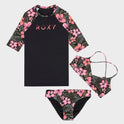 Girls 7-16 Active Floral Swim Set
