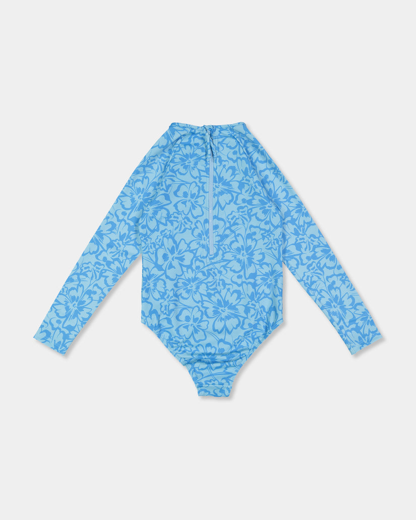 Girls 8-16 Flaura Bico Long Sleeve Onesie Rash Vest