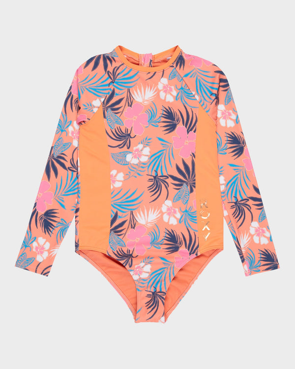 Girls Active Long Sleeve Rash Vest