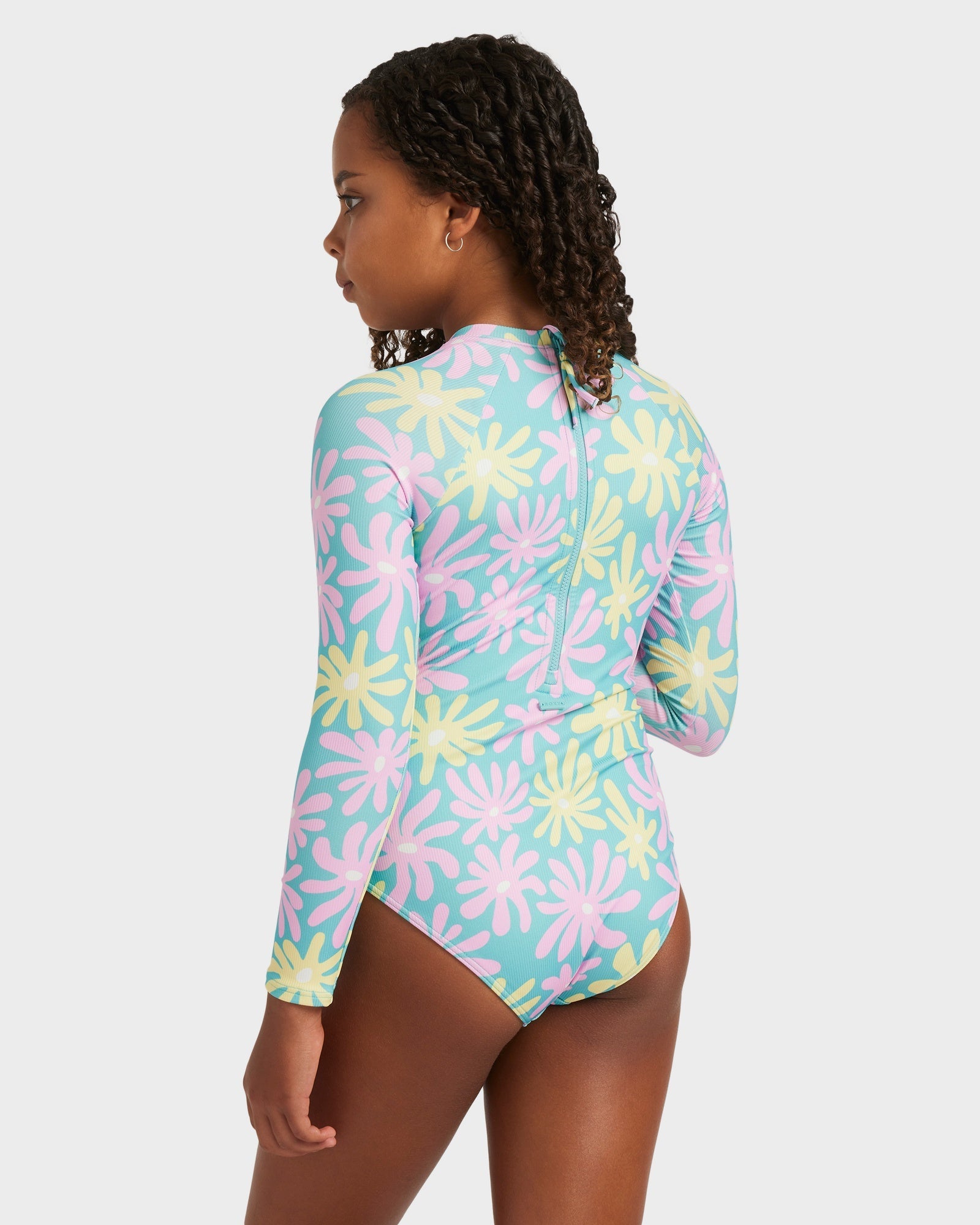 Girls 8-16 Flower Lover One Piece Rash Vest