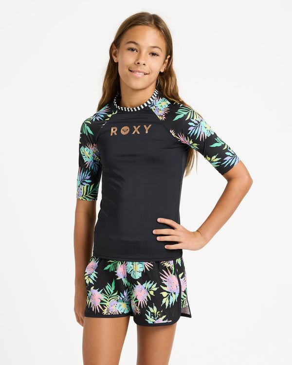Girls 6-16 Roxy Active RG Lycra Rash Vest