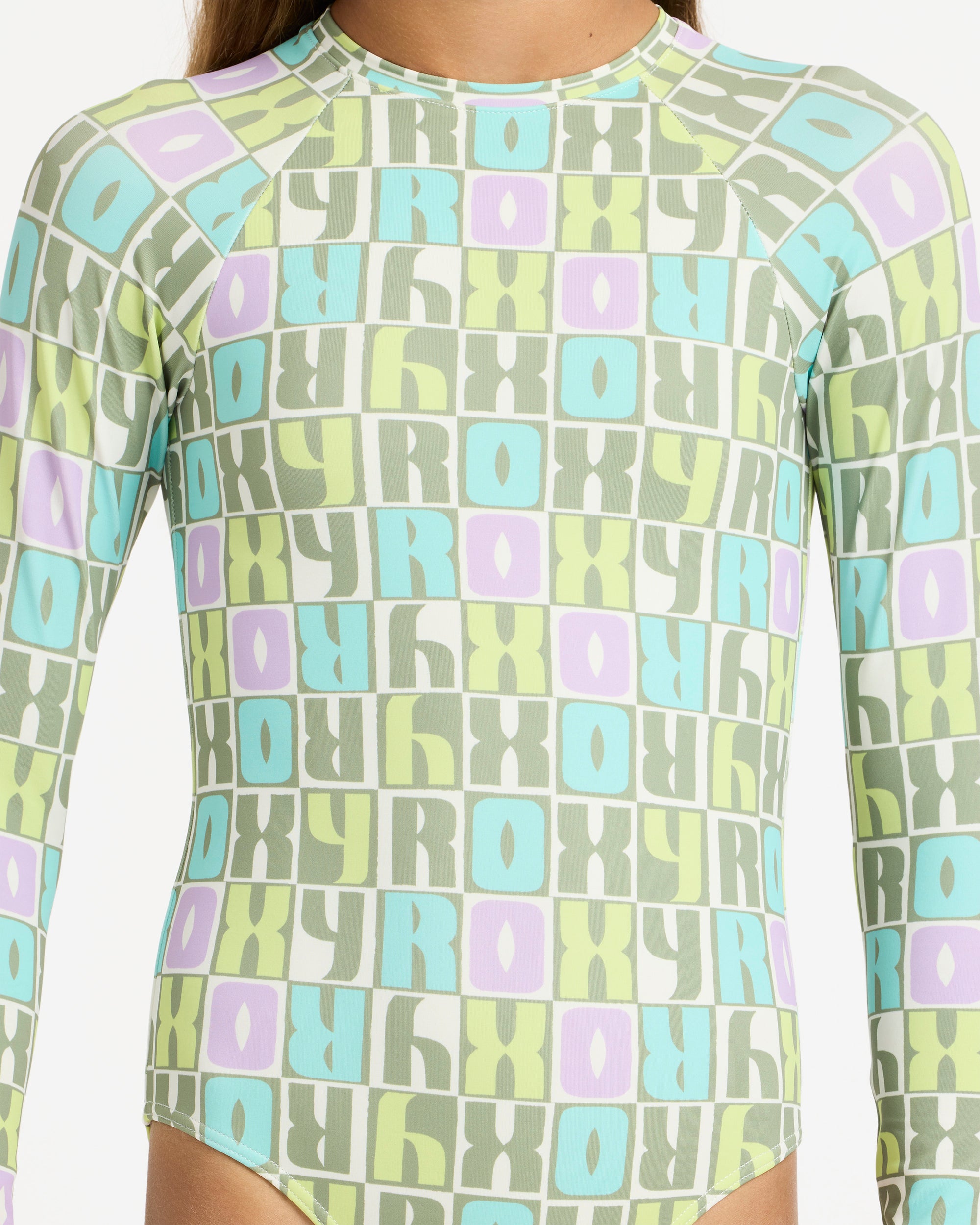 Girls 6-16 Letter Up Rash Vest