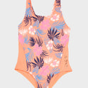 Girls 8-16 Active Floral One Piece Swimsuit