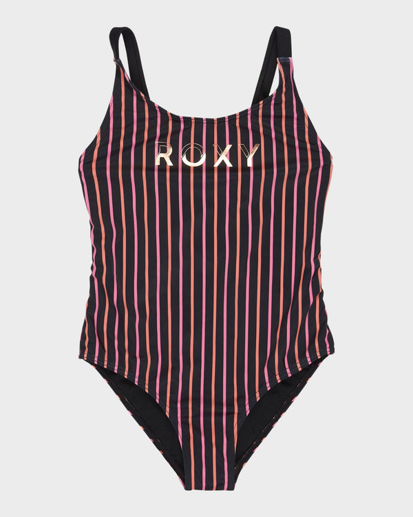 Girls 8-16 Active Floral One Piece Swimsuit