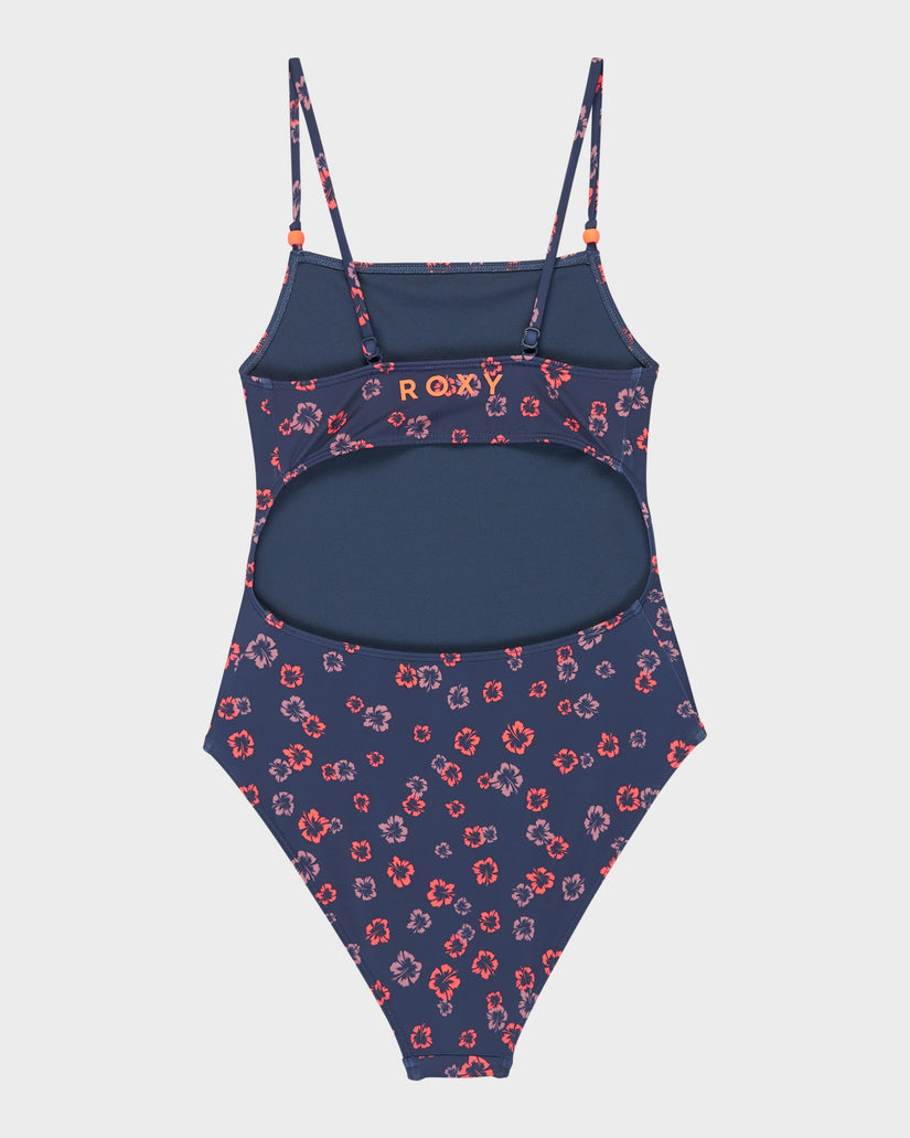 Girls 8-16 Cute Ditsy One Piece Swimsuit