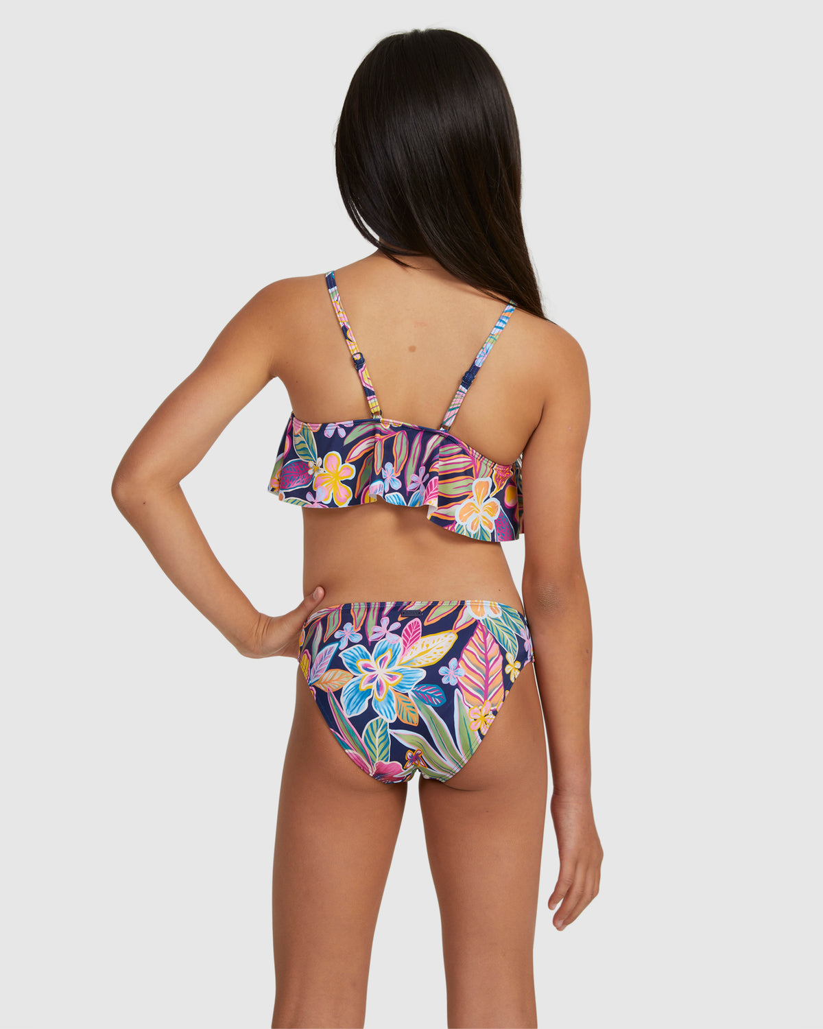 Girls 6-16 Paradise Trip Flutter Set Bikini