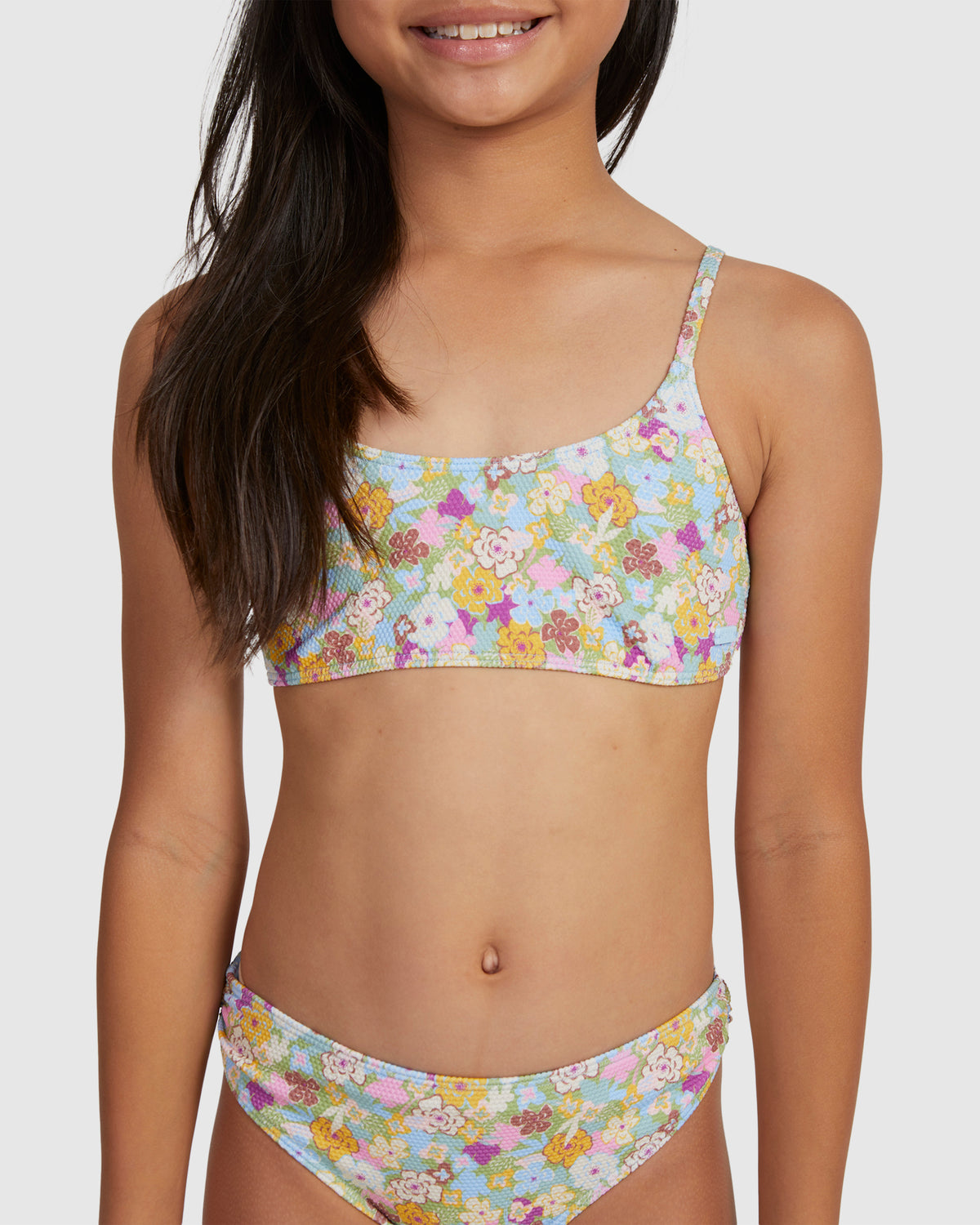 Girls 6-16 Nostalgic Seaside Bralette Set Bikini