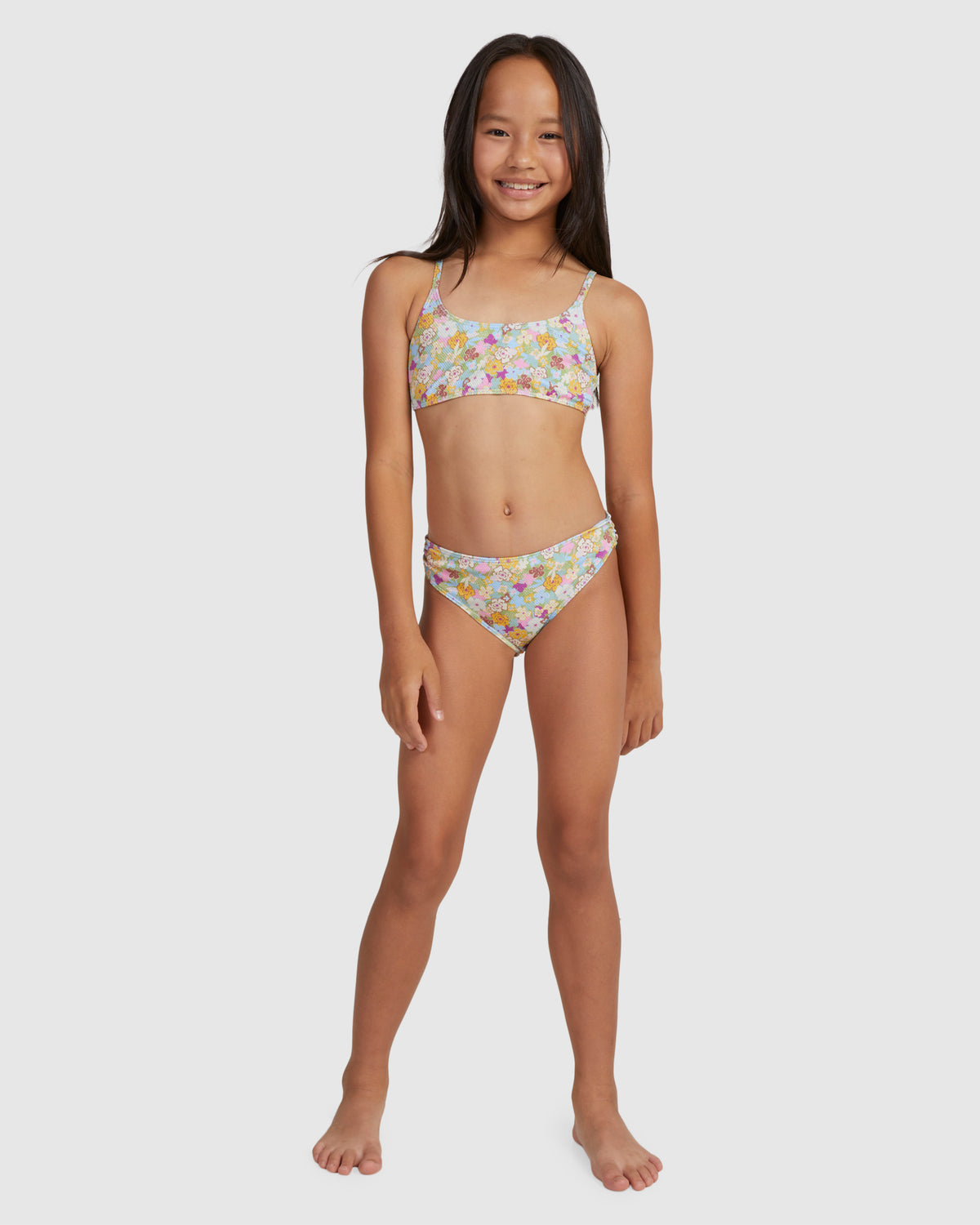 Girls 6-16 Nostalgic Seaside Bralette Set Bikini