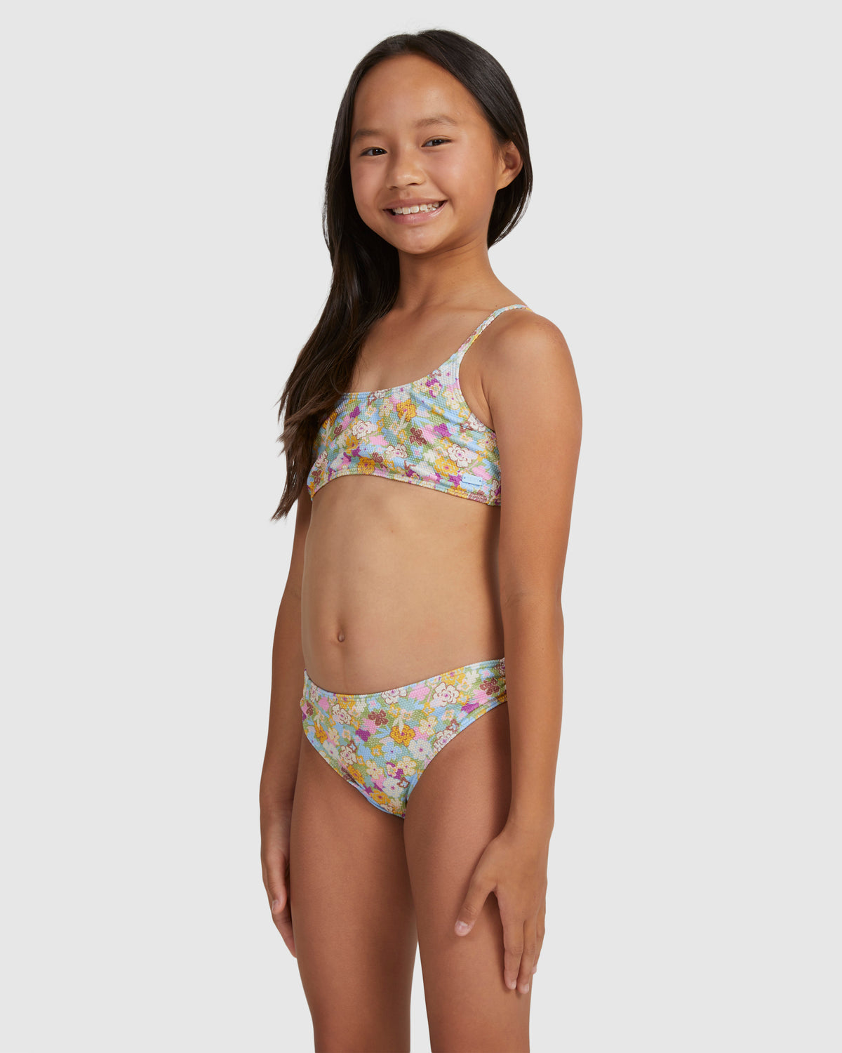 Girls 6-16 Nostalgic Seaside Bralette Set Bikini