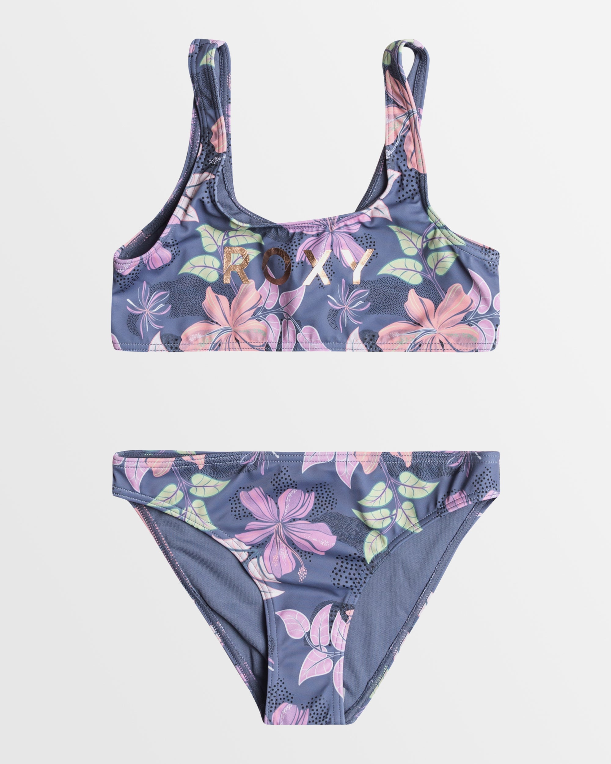 Girls 8 16 Hidden Garden Two Piece Swim Set WILD WIND SUNNY FLORAL RG Roxy