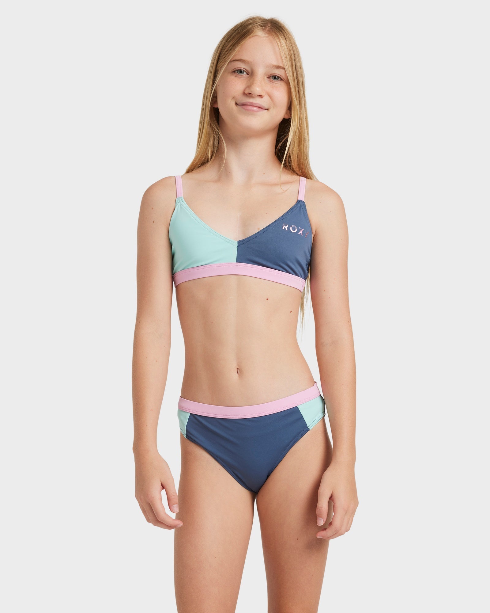 Girls 8-16 Colorblock Two Piece