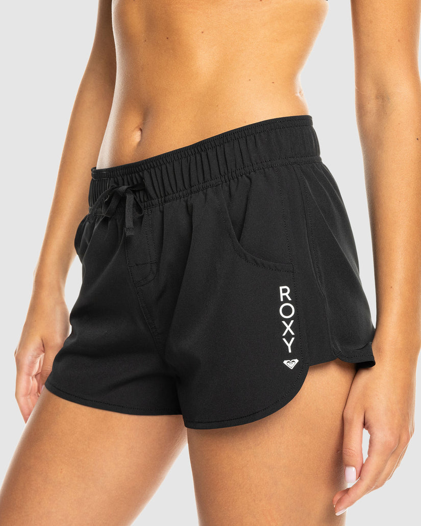 dámské šortky Roxy Wave 2 inch Boardshorts 2023 - Black KVJ0 dámské šortky Roxy Wave 2 inch Boardshorts 2023 - Black KVJ0