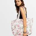 Womens Anti Bad Vibes Printed Bag