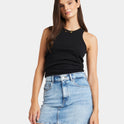 Womens Rain Beau Blue Denim Mini Skirt