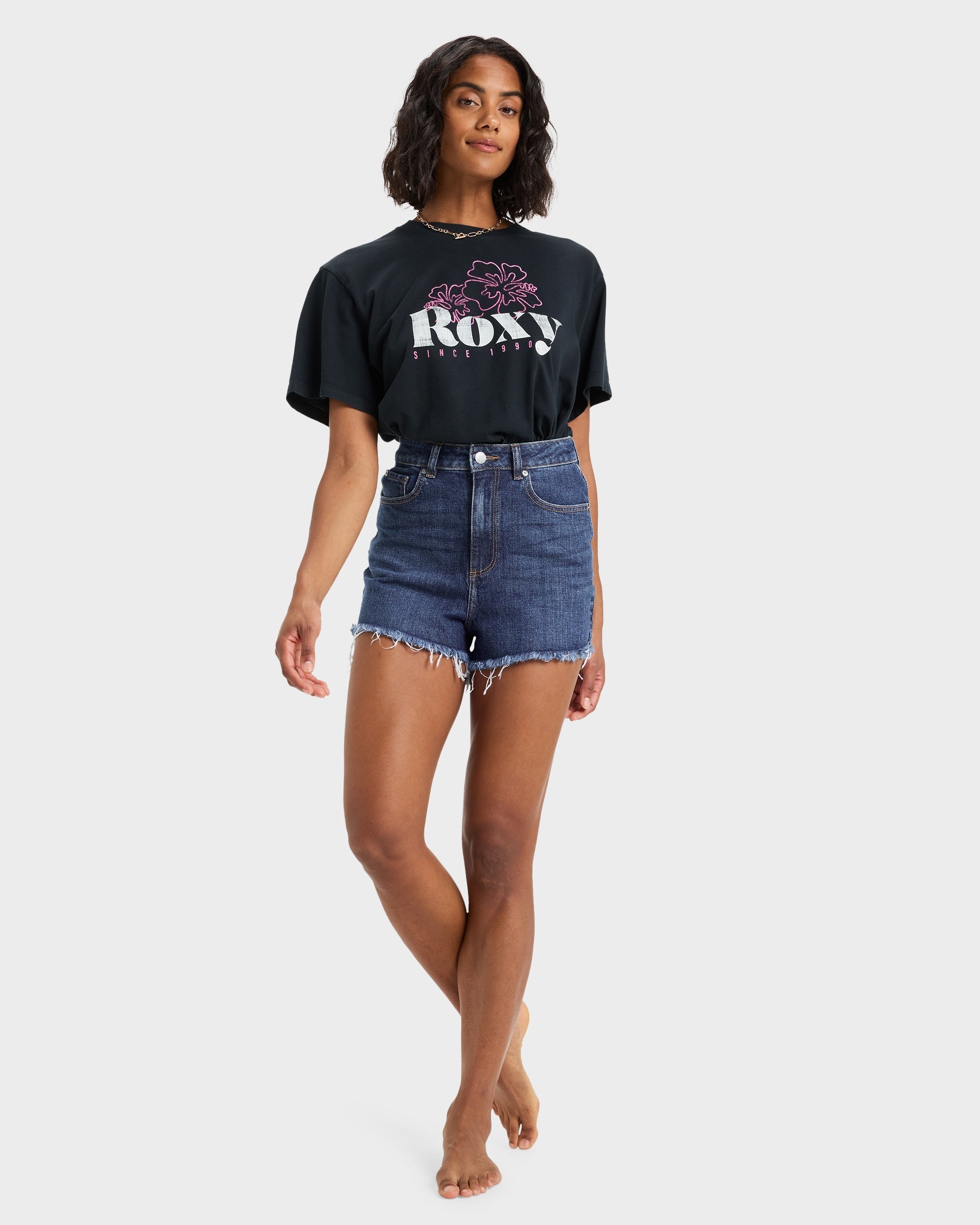 Womens Eva Denim Shorts
