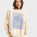 Womens Lineup Oversized Crew Neck