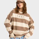 Womens Strictly Stripes Oversizedd Crew Neck