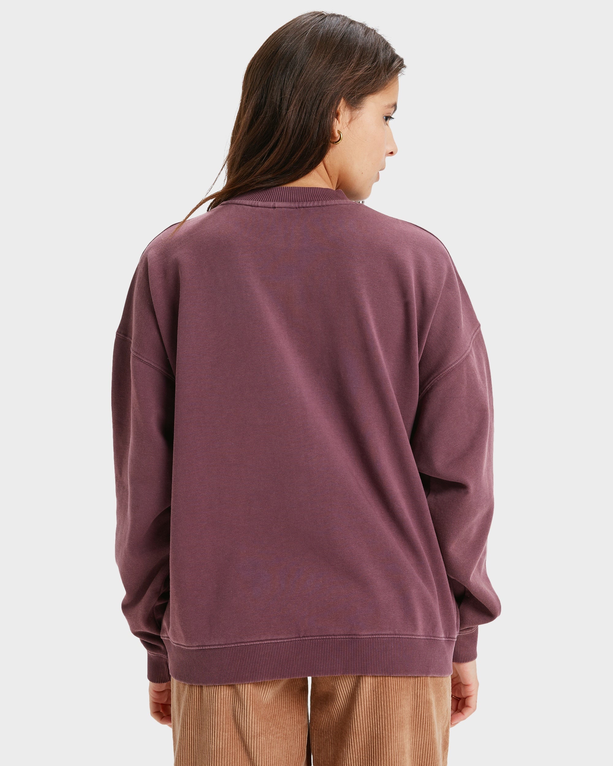 Womens Lineup Oversized Crew Neck