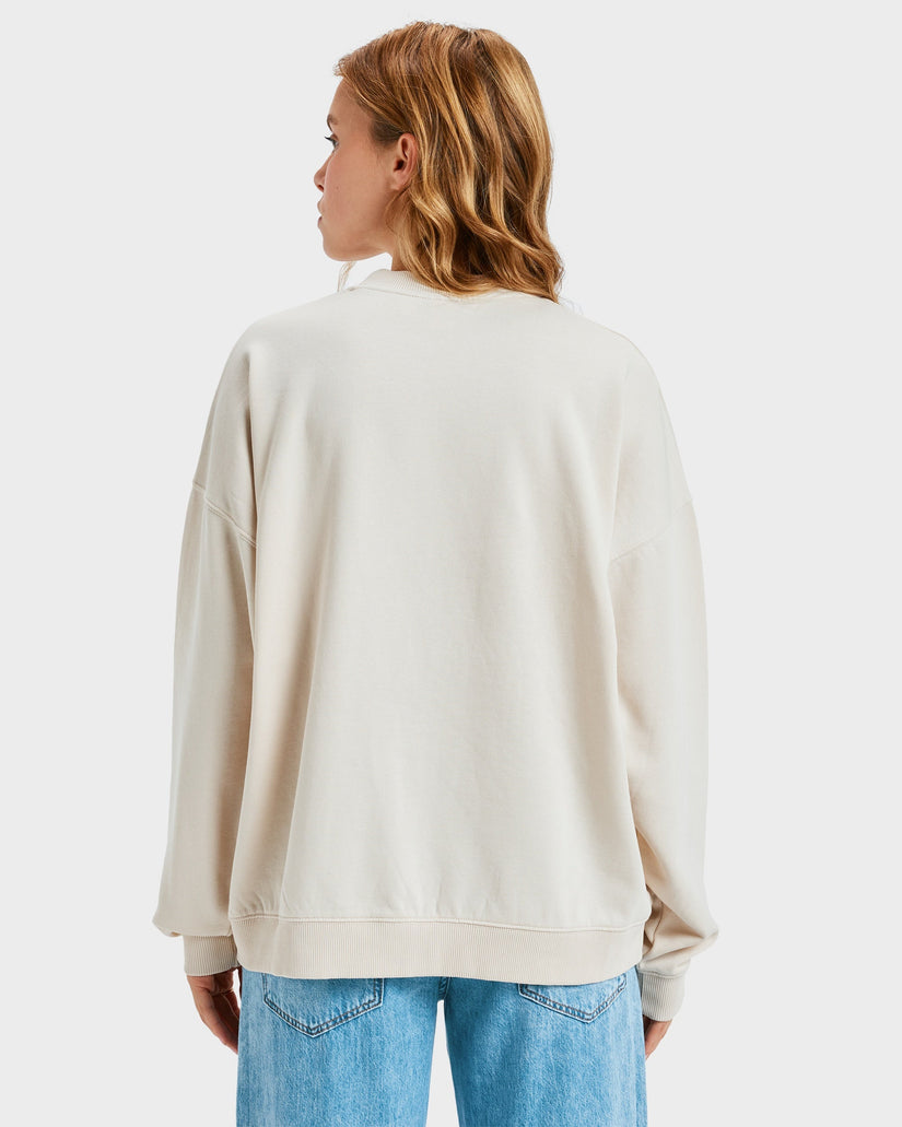 Womens Lineup Oversized Crew Neck