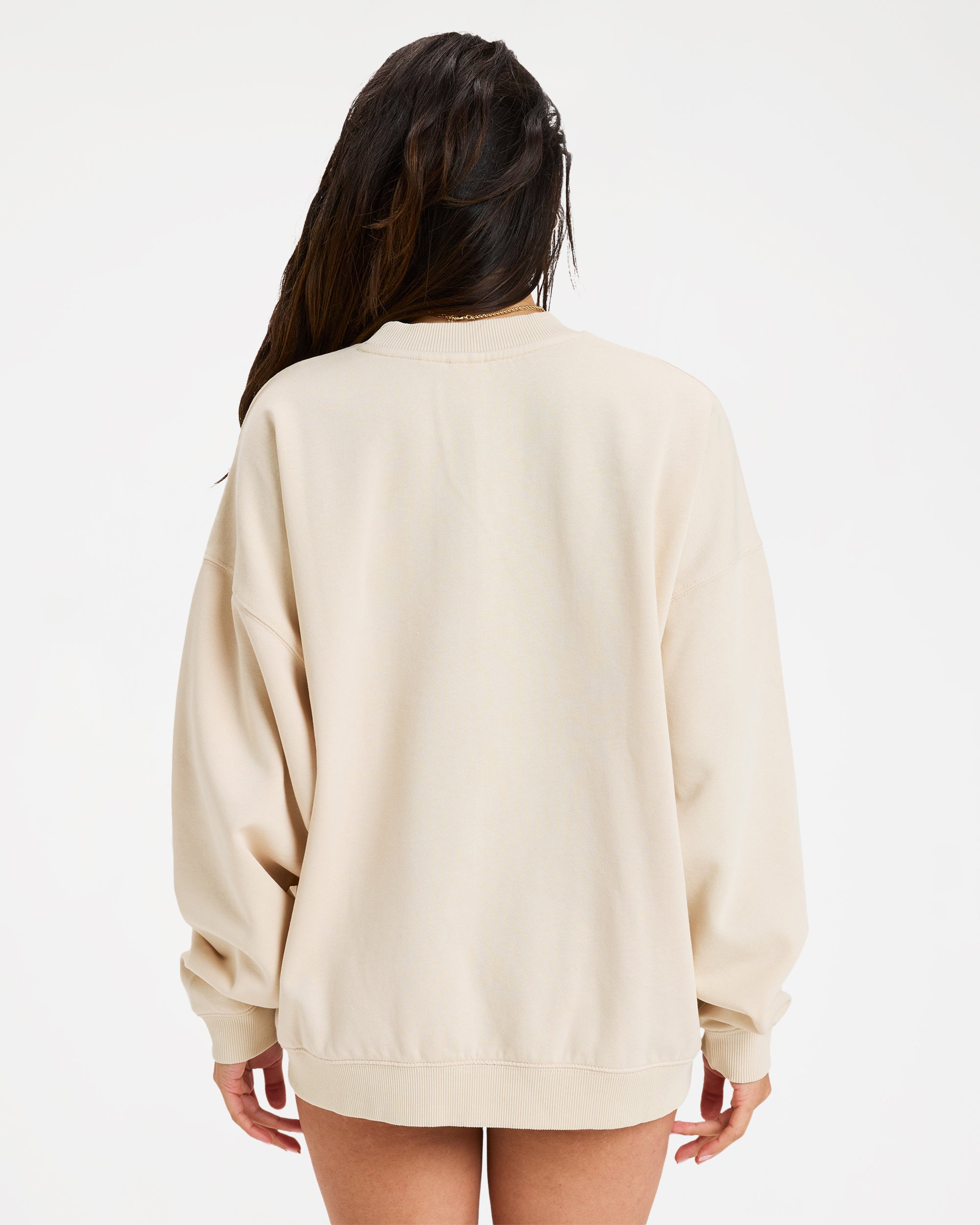 Womens Lineup Oversized Crew Neck