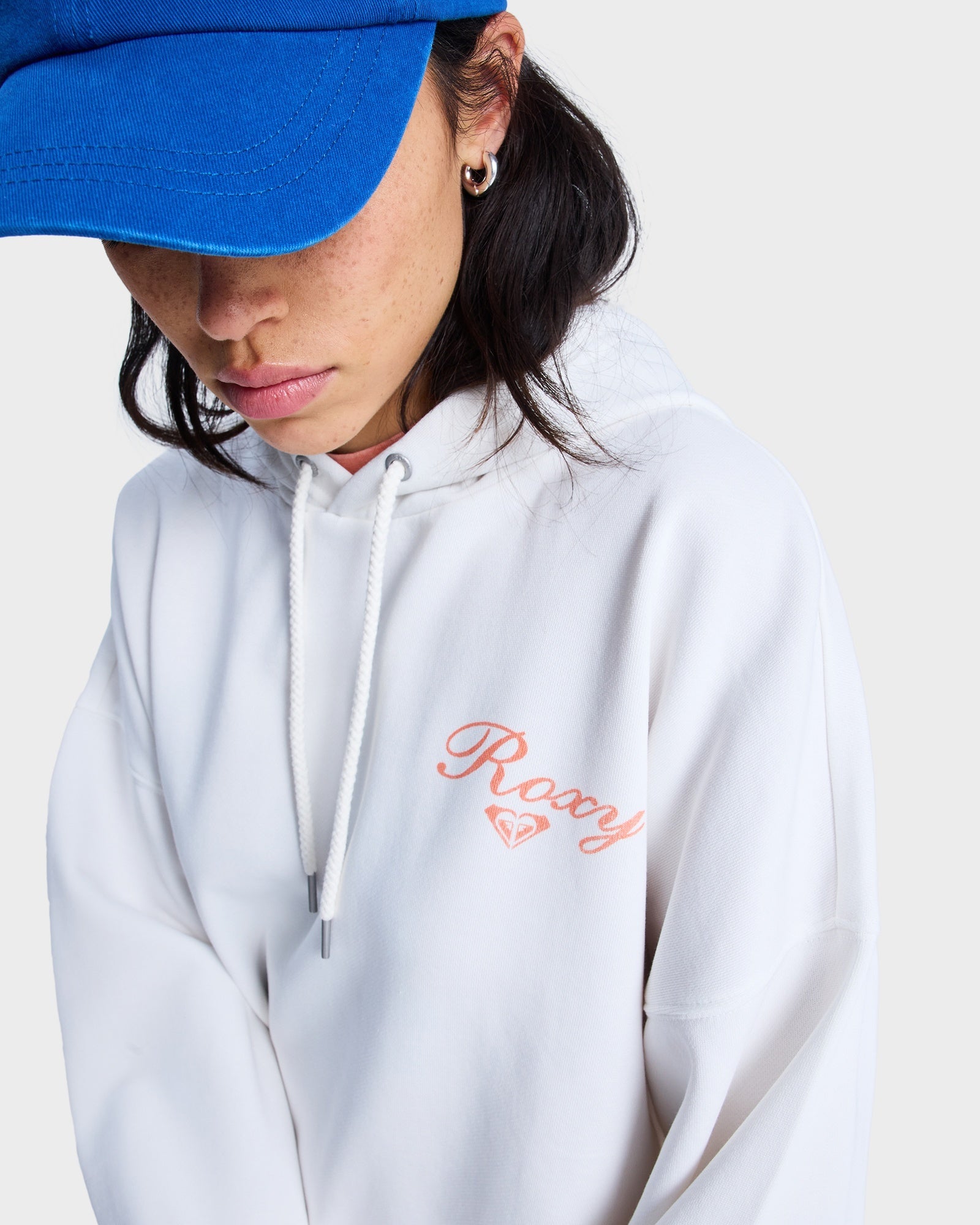 Womens Lineup Oversized Pullover Hoodie