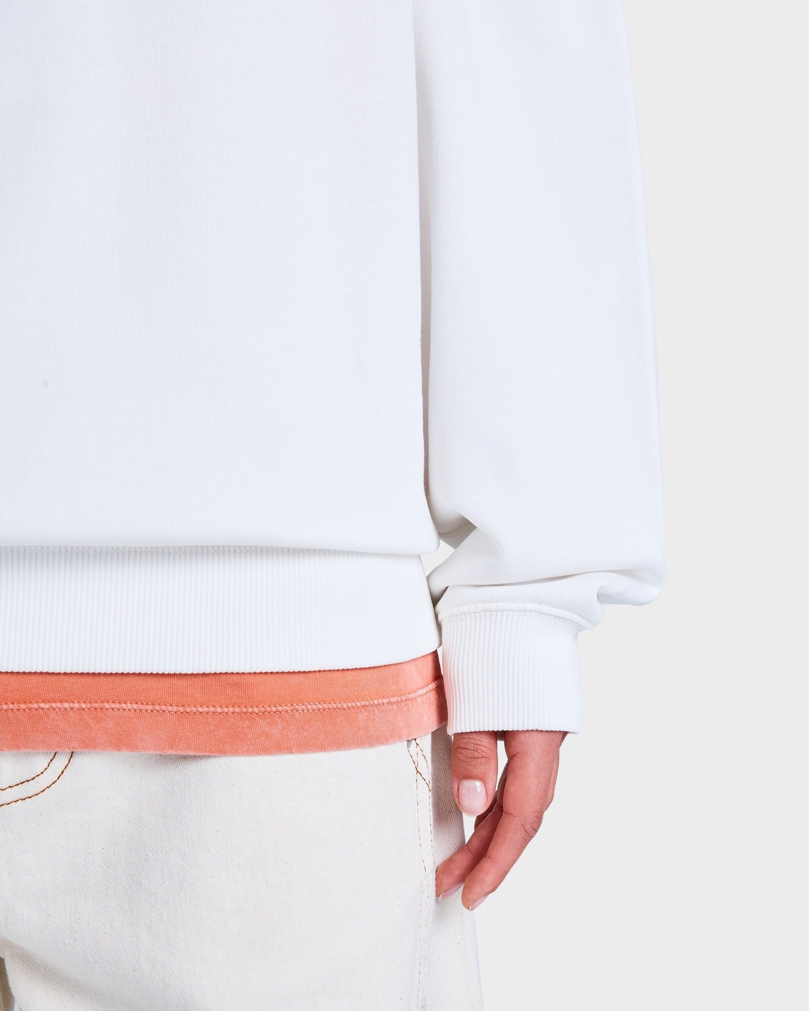 Womens Lineup Oversized Pullover Hoodie